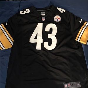 Troy Polamalu Pittsburgh Steelers Black Jersey #43